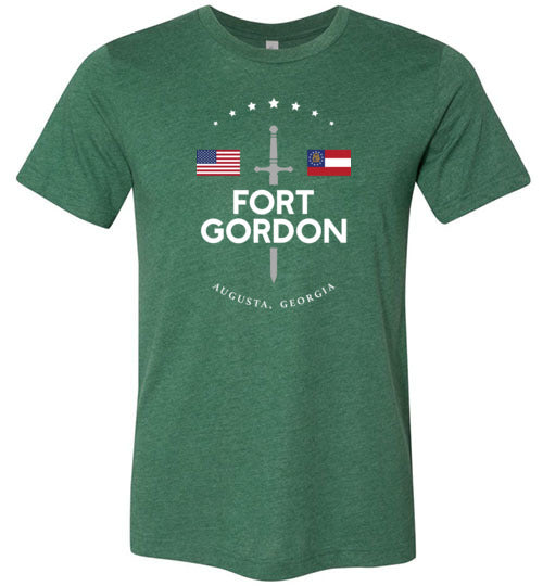 Load image into Gallery viewer, Fort Gordon - Men&#39;s/Unisex Lightweight Fitted T-Shirt-Wandering I Store
