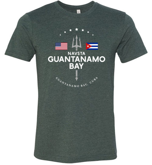 Load image into Gallery viewer, NAVSTA Guantanamo Bay - Men&#39;s/Unisex Lightweight Fitted T-Shirt-Wandering I Store
