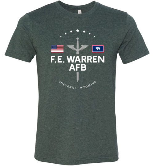 F. E. Warren AFB - Men's/Unisex Lightweight Fitted T-Shirt-Wandering I Store