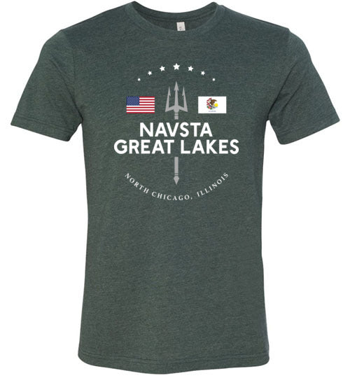 Load image into Gallery viewer, NAVSTA Great Lakes - Men&#39;s/Unisex Lightweight Fitted T-Shirt-Wandering I Store
