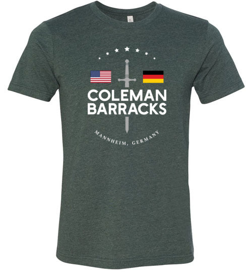 Coleman Barracks - Men's/Unisex Lightweight Fitted T-Shirt-Wandering I Store