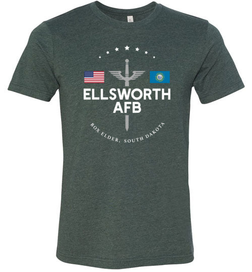 Ellsworth AFB - Men's/Unisex Lightweight Fitted T-Shirt-Wandering I Store