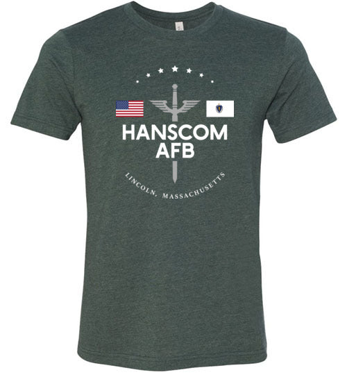 Hanscom AFB - Men's/Unisex Lightweight Fitted T-Shirt-Wandering I Store