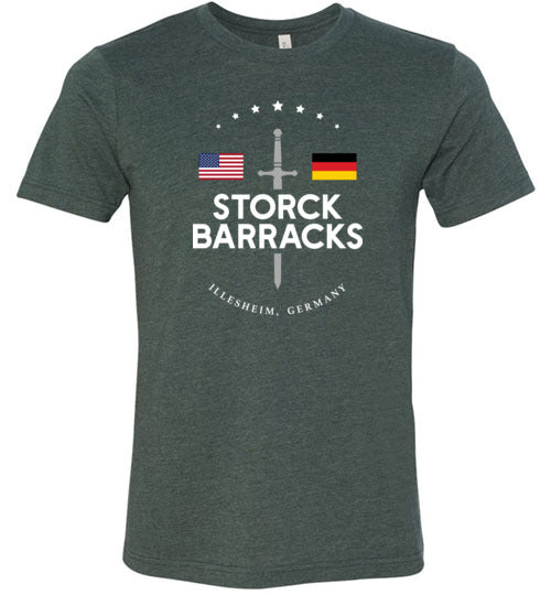 Storck Barracks - Men's/Unisex Lightweight Fitted T-Shirt-Wandering I Store