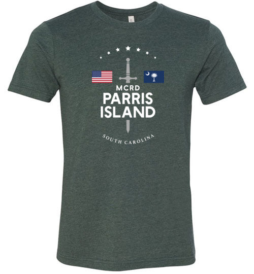 MCRD Parris Island - Men's/Unisex Lightweight Fitted T-Shirt-Wandering I Store