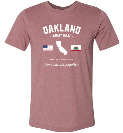 Oakland Army Base "GBNF" - Men's/Unisex Lightweight Fitted T-Shirt-Wandering I Store
