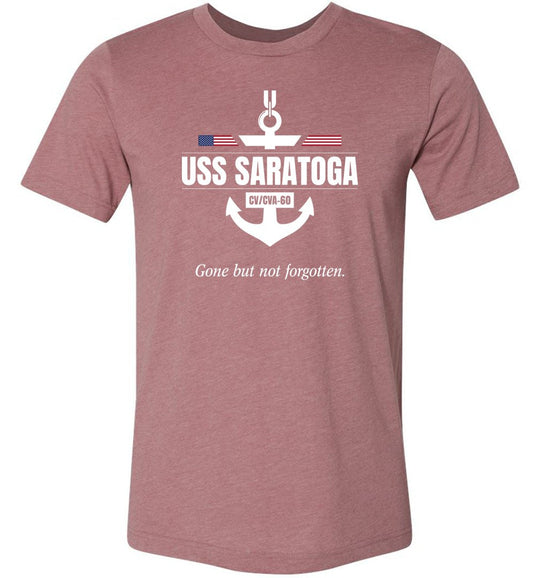 USS Saratoga CV/CVA-60 "GBNF" - Men's/Unisex Lightweight Fitted T-Shirt
