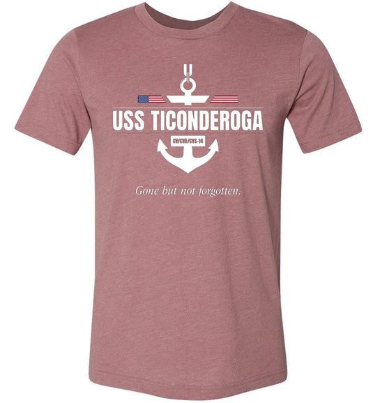 USS Ticonderoga CV/CVA/CVS-14 "GBNF" - Men's/Unisex Lightweight Fitted T-Shirt