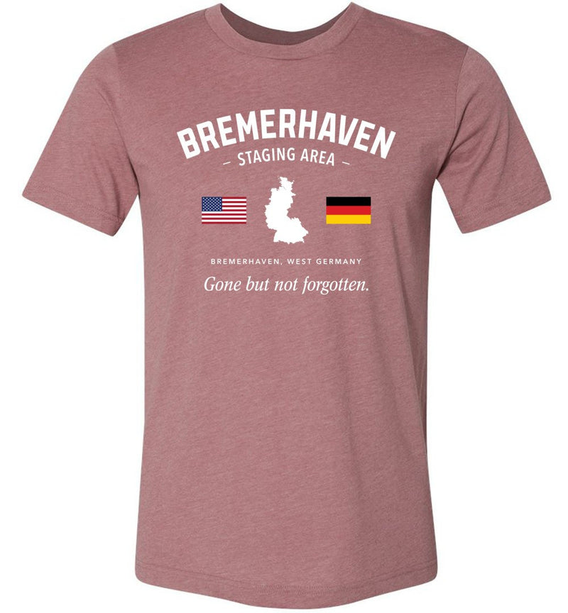 Load image into Gallery viewer, Bremerhaven Staging Area &quot;GBNF&quot; - Men&#39;s/Unisex Lightweight Fitted T-Shirt
