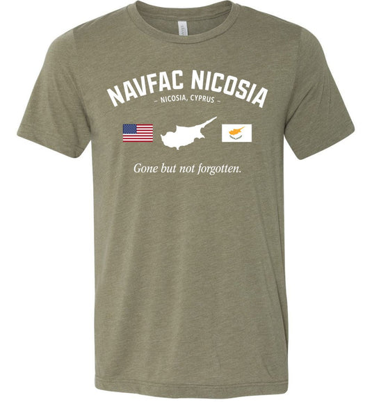 NAVFAC Nicosia "GBNF" - Men's/Unisex Lightweight Fitted T-Shirt