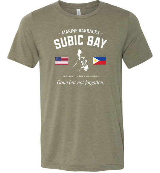 Marine Barracks Subic Bay "GBNF" - Men's/Unisex Lightweight Fitted T-Shirt