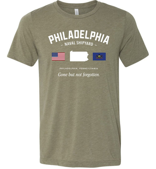 Philadelphia Naval Shipyard "GBNF" - Men's/Unisex Lightweight Fitted T-Shirt