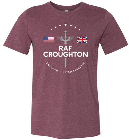 RAF Croughton - Men's/Unisex Lightweight Fitted T-Shirt-Wandering I Store