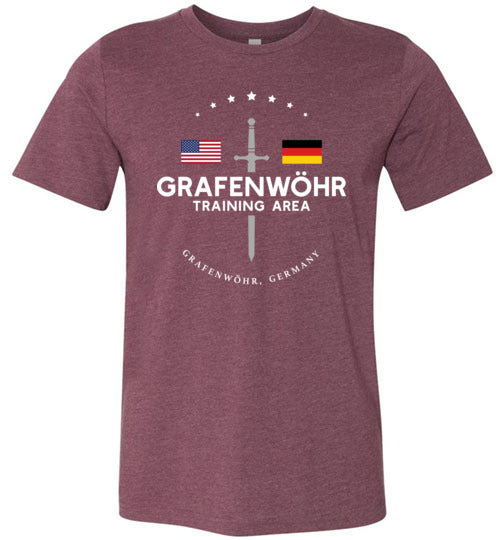Load image into Gallery viewer, Grafenwohr Training Area - Men&#39;s/Unisex Lightweight Fitted T-Shirt-Wandering I Store
