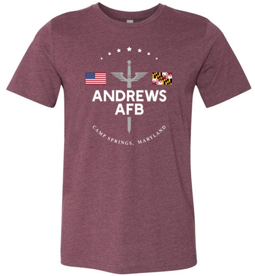 Load image into Gallery viewer, Andrews AFB - Men&#39;s/Unisex Lightweight Fitted T-Shirt-Wandering I Store
