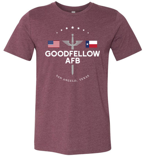 Goodfellow AFB - Men's/Unisex Lightweight Fitted T-Shirt-Wandering I Store