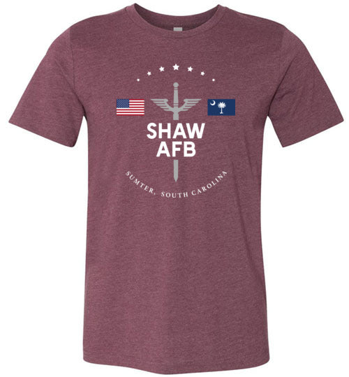 Shaw AFB - Men's/Unisex Lightweight Fitted T-Shirt-Wandering I Store