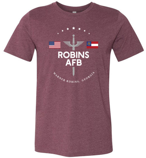 Robins AFB - Men's/Unisex Lightweight Fitted T-Shirt-Wandering I Store
