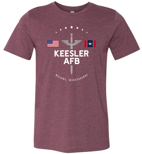 Load image into Gallery viewer, Keesler AFB - Men&#39;s/Unisex Lightweight Fitted T-Shirt-Wandering I Store
