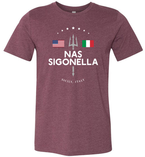 Load image into Gallery viewer, NAS Sigonella - Men&#39;s/Unisex Lightweight Fitted T-Shirt-Wandering I Store
