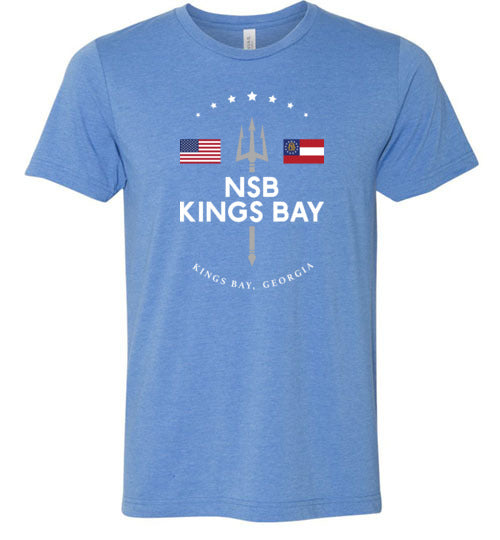 NSB King's Bay - Men's/Unisex Lightweight Fitted T-Shirt-Wandering I Store
