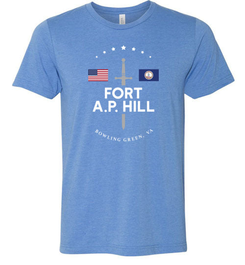 Fort A.P. Hill - Men's/Unisex Lightweight Fitted T-Shirt-Wandering I Store