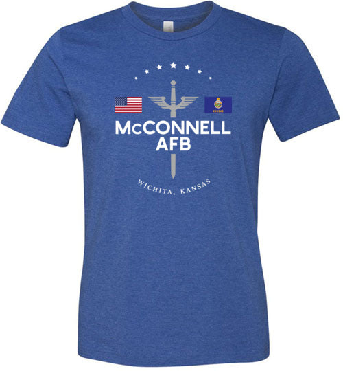 McConnell AFB - Men's/Unisex Lightweight Fitted T-Shirt-Wandering I Store
