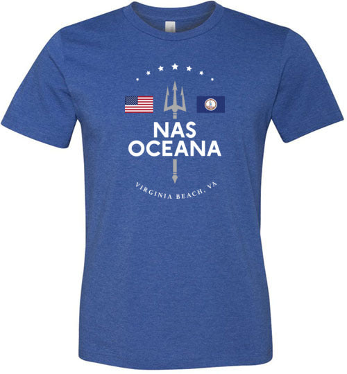 Load image into Gallery viewer, NAS Oceana - Men&#39;s/Unisex Lightweight Fitted T-Shirt-Wandering I Store
