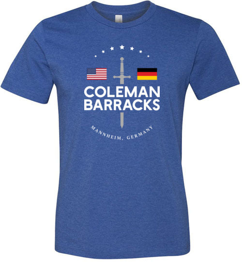Coleman Barracks - Men's/Unisex Lightweight Fitted T-Shirt-Wandering I Store
