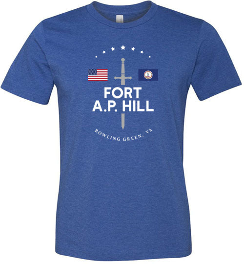 Load image into Gallery viewer, Fort A.P. Hill - Men&#39;s/Unisex Lightweight Fitted T-Shirt-Wandering I Store
