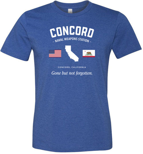 Concord Naval Weapons Station "GBNF" - Men's/Unisex Lightweight Fitted T-Shirt-Wandering I Store