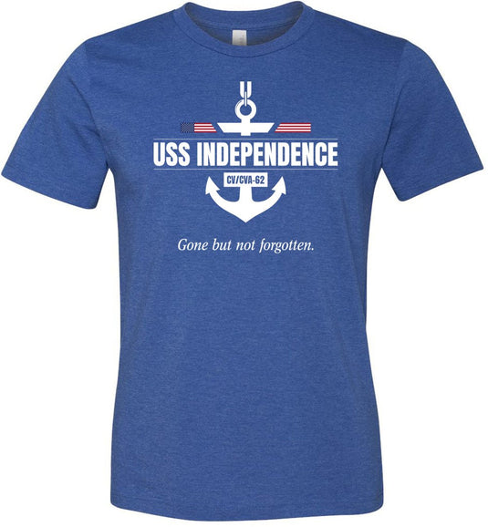 USS Independence CV/CVA-62 "GBNF" - Men's/Unisex Lightweight Fitted T-Shirt