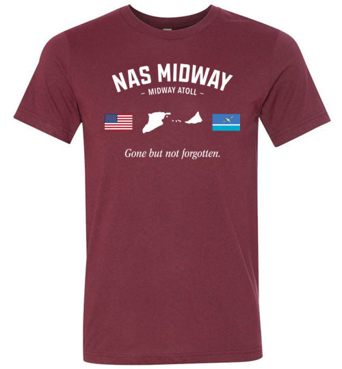 NAS Midway "GBNF" - Men's/Unisex Lightweight Fitted T-Shirt-Wandering I Store