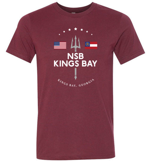 Load image into Gallery viewer, NSB King&#39;s Bay - Men&#39;s/Unisex Lightweight Fitted T-Shirt-Wandering I Store
