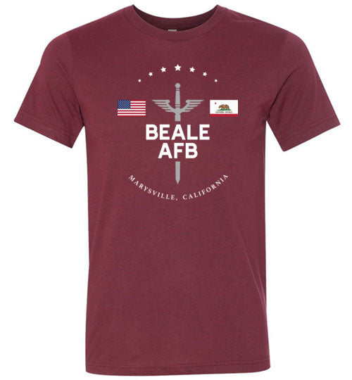 Beale AFB - Men's/Unisex Lightweight Fitted T-Shirt-Wandering I Store