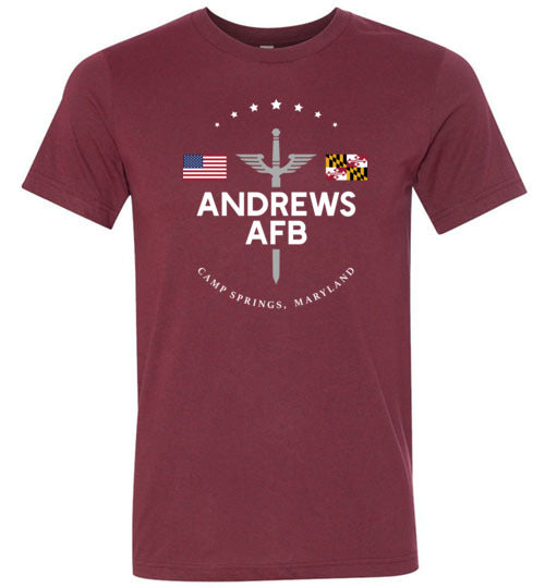 Andrews AFB - Men's/Unisex Lightweight Fitted T-Shirt-Wandering I Store