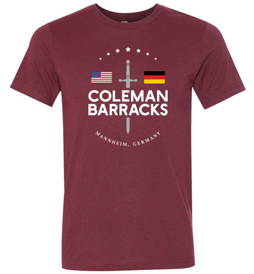 Load image into Gallery viewer, Coleman Barracks - Men&#39;s/Unisex Lightweight Fitted T-Shirt-Wandering I Store
