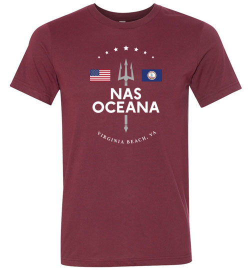 Load image into Gallery viewer, NAS Oceana - Men&#39;s/Unisex Lightweight Fitted T-Shirt-Wandering I Store
