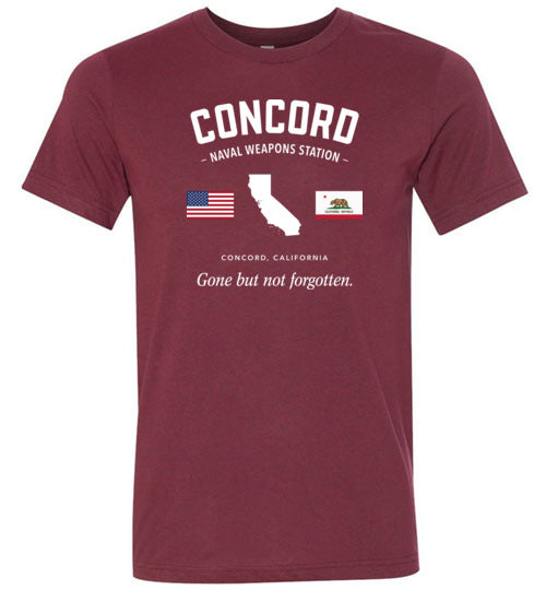 Concord Naval Weapons Station "GBNF" - Men's/Unisex Lightweight Fitted T-Shirt-Wandering I Store