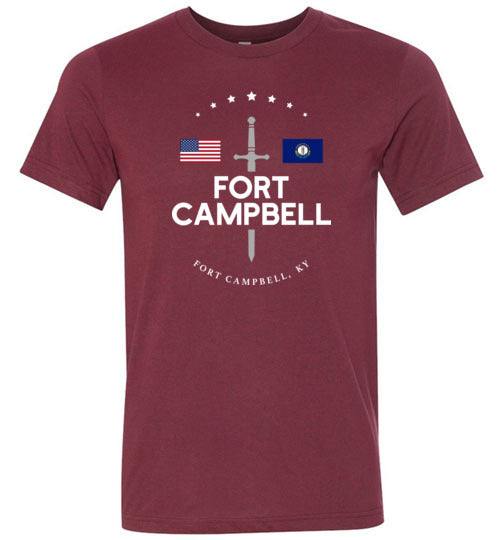 Load image into Gallery viewer, Fort Campbell - Men&#39;s/Unisex Lightweight Fitted T-Shirt-Wandering I Store
