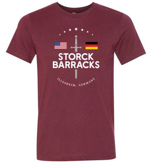Load image into Gallery viewer, Storck Barracks - Men&#39;s/Unisex Lightweight Fitted T-Shirt-Wandering I Store
