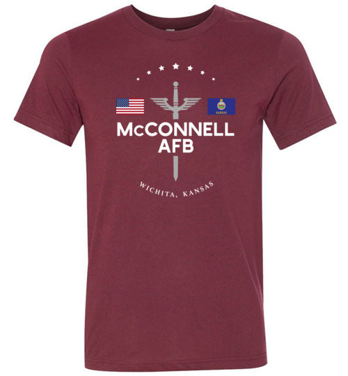 McConnell AFB - Men's/Unisex Lightweight Fitted T-Shirt-Wandering I Store