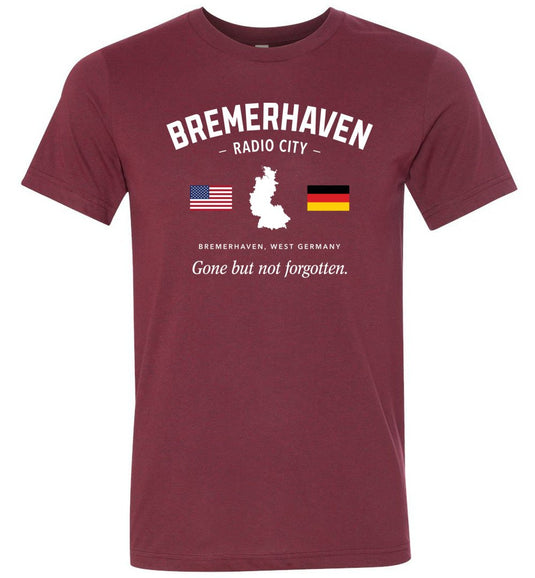 Bremerhaven Radio City "GBNF" - Men's/Unisex Lightweight Fitted T-Shirt