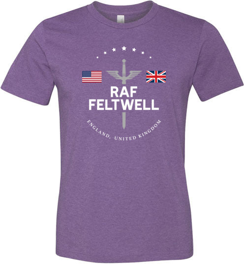 RAF Feltwell - Men's/Unisex Lightweight Fitted T-Shirt-Wandering I Store
