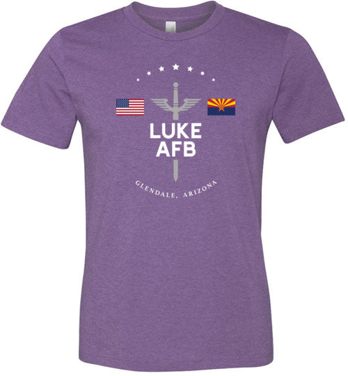 Luke AFB - Men's/Unisex Lightweight Fitted T-Shirt-Wandering I Store
