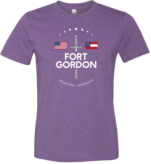 Fort Gordon - Men's/Unisex Lightweight Fitted T-Shirt-Wandering I Store