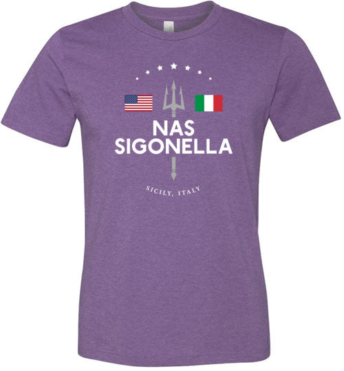 Load image into Gallery viewer, NAS Sigonella - Men&#39;s/Unisex Lightweight Fitted T-Shirt-Wandering I Store
