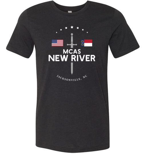 MCAS New River - Men's/Unisex Lightweight Fitted T-Shirt-Wandering I Store