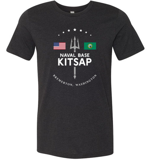 Naval Base Kitsap - Men's/Unisex Lightweight Fitted T-Shirt-Wandering I Store
