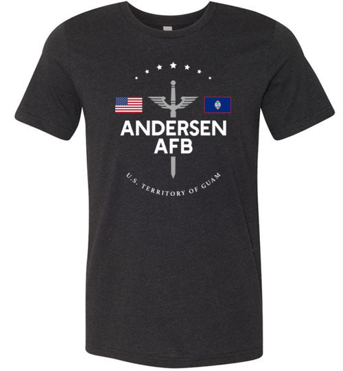 Andersen AFB - Men's/Unisex Lightweight Fitted T-Shirt-Wandering I Store